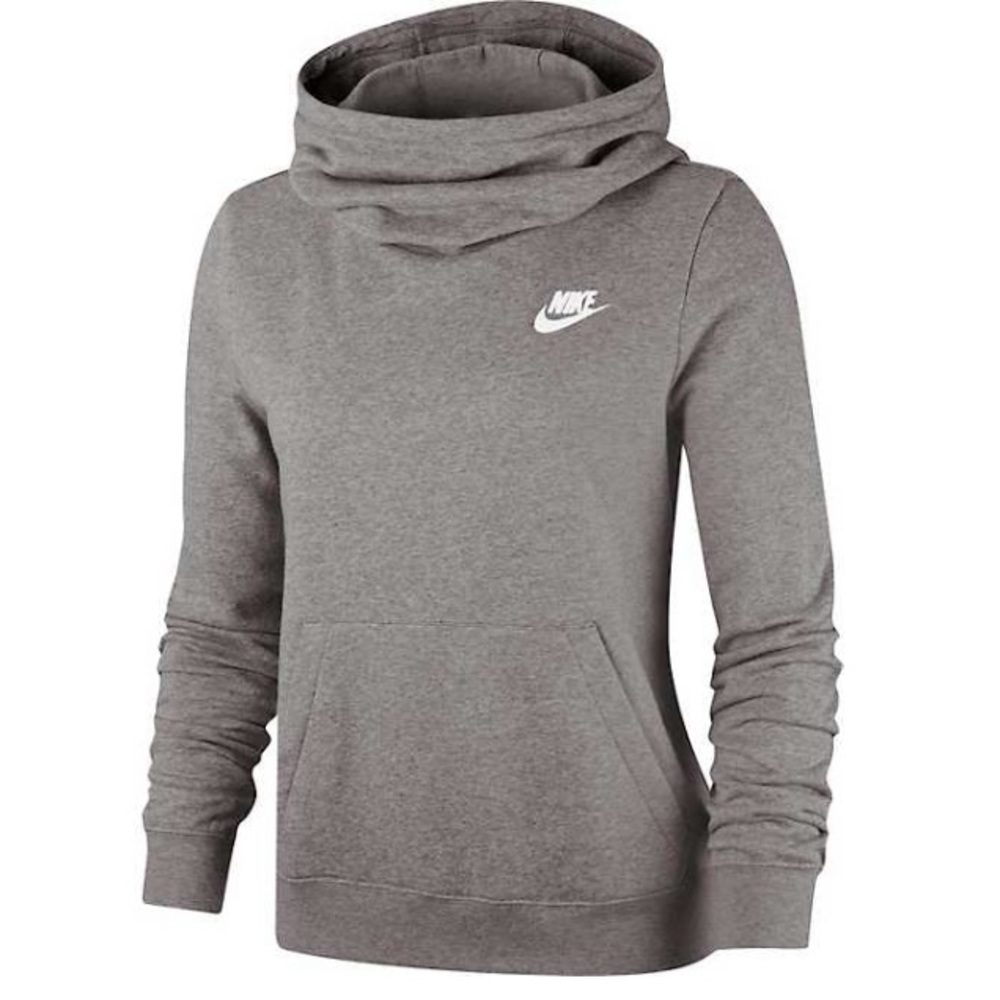 Grey Nike Cowl Neck Sweatshirt